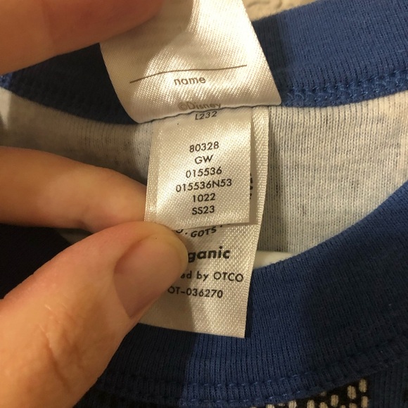 Hanna Andersson Disney Mickey Mouse Organic Cotton Shorts Pajamas Blue - Size 12 - Picture 4 of 8